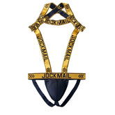 Jockmail Neon Seduction Bodysuit & Thong Harness